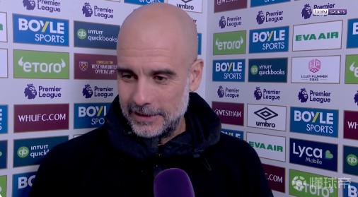 瓜迪奥拉：九分的差距确实很大，但我们还有一场补赛